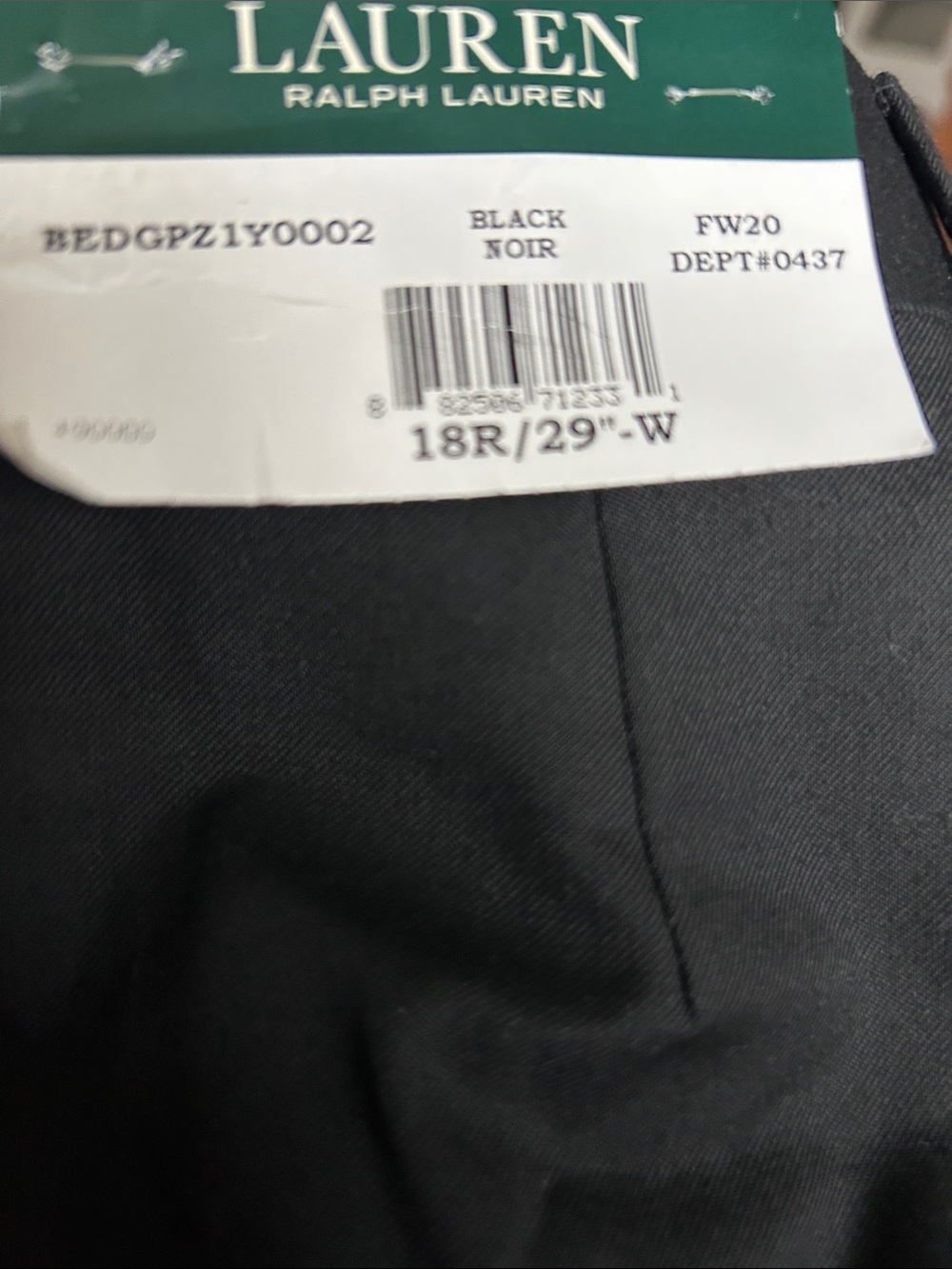Lauren Ralph Lauren Black Kids Formal Bottoms